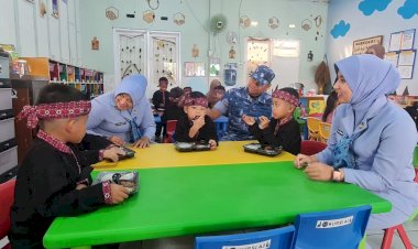 Lanud Husein Sastranegara Bagikan Makanan Bergizi Untuk Cegah Stunting di PAUD dan TK Angkasa