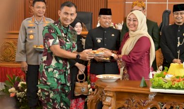 Dandim 0508/Depok Hadiri Rapat Paripurna Dalam Rangka Memperingati Hari Jadi Ke-26 Kota Depok