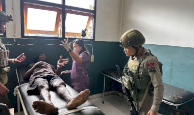 Aksi Cepat Satgas OPS Damai Cartenz-2025 di Puncak Jaya, Korban Luka Diselamatkan