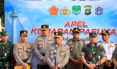 Apel Pengamanan May Day 2025, Ribuan Personel Gabungan Siap Kawal Aksi Buruh di Monas