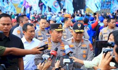 Kapolri Pastikan Kawal hingga Tuntas Hari Buruh di Monas yang Dihadiri Presiden