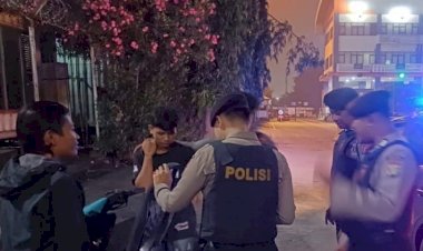 Patroli Skala Besar Cipkon, Cegah Gangguan Kamtibmas