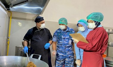 SPPG Lanud Husein Sastranegara Pastikan Program MBG Berjalan Sesuai Standar Kebersihan dan Keamanan Pangan
