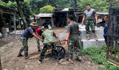 Hari Keenam Satgas TMMD ke-124 Kodim 0508/Depok Melaksanakan Pekerjaan Sesuai Progres