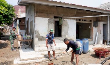 Satgas TMMD Ke-124 Kodim 0508/Depok Terus Rampungkan Sejumlah Sasaran Fisik di Harjamukti