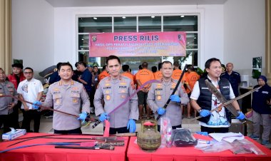 Polda Jambi Tangkap 274 Pelaku Premanisme, 32 Orang Ditahan