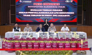 Bareskrim Polri Bongkar Sindikat Oplosan Gas Subsidi di Jakarta, Negara Rugi Rp16,8 Miliar