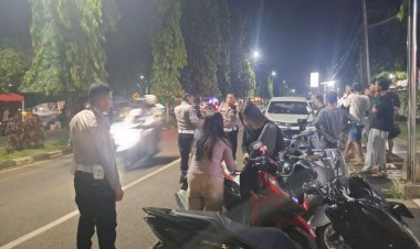 Giatkan Cipta Kondisi KRYD, 21 Kendaraan  Knalpot Brong Diamankan Polres Pekalongan