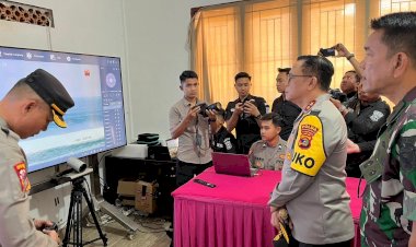 Kapolda Lampung Pimpin Monitoring Operasi Tuhuk Krakatau 2025 di Ajang WSL Krui Pro 2025