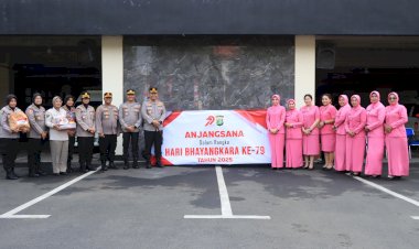 Anjangsana Kapolres Metro Bekasi Kota ke Keluarga Almarhum Aiptu Aceng Kurnaedi: Wujud Kepedulian di Momen HUT Bhayangkara ke-79