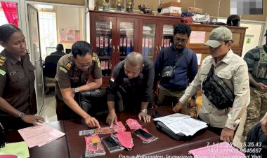 Dua Oknum Terlibat Jual-Beli Amunisi, Satgas Ops Damai Cartenz Lakukan Proses Hukum Tahap II