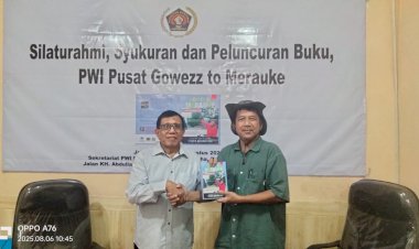 Ketua Umum PWI Pusat Hendry Ch Bangun sambut baik kedatangan Taufik Abriansyah