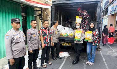Polda Metro Jaya Bersama Bulog Gelar Gerakan Pangan Murah, 3 Ton Beras Terserap Masyarakat
