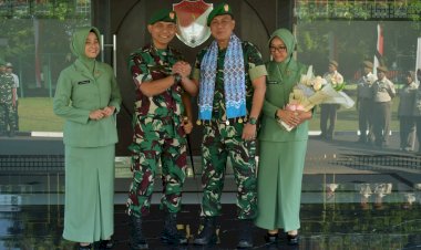 Kodim 0508/Depok Sambut Letkol Inf Triano Iqbal Melalui Tradisi Penerimaan Warga Baru