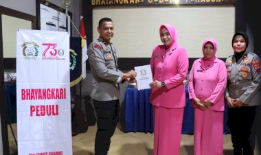 Bhayangkari Polres Pekalongan Peduli: Tali Asih untuk 8 Personil yang Terluka Saat Amankan Demo