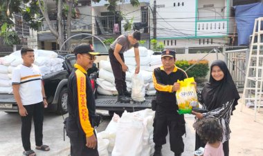Polda Metro Jaya Gelar Gerakan Pangan Murah di Sunter Jaya Bersama Bulog dan Senkom