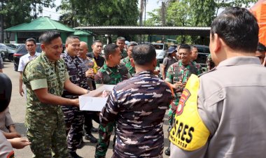 Forkopimko Berikan Kejutan HUT TNI ke-80 di Kodim 0502/Jakarta Utara