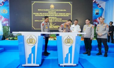 Kapolri Resmikan 35 SPKT Polres di Jajaran Polda Jateng untuk Optimalkan Pelayanan Masyarakat
