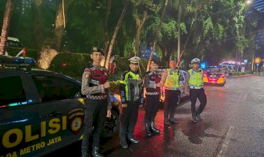 Polda Metro Jaya Gelar Patroli Malam Pastikan Warga Nyaman di Malam Hari