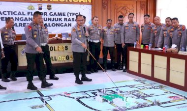 TFG Pengamanan Unjuk Rasa Digelar di Polres Pekalongan, Kapolres: Kita Harus Siap Hadapi Segala Kemungkinan