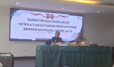 Bidpropam Polda Metro Jaya Gelar Supervisi dan Sosialisasi Whistle Blowing System (WBS), Tekankan Integritas dan Pengawasan Internal