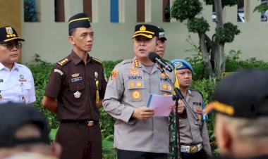 Apel Harkamtibmas Libatkan 538 Personel, Kapolres Metro Jakarta Pusat Tekankan Sinergi Warga