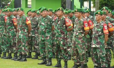 Jamin Kondusivitas Wilayah, Dandim 0508/Depok Pimpin Apel Kesiapan Pengamanan Nataru 2025