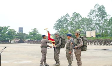 Upacara Pemberangkatan Operasi Damai Cartenz 2026, Dankorbrimob Polri Tegaskan Pendekatan Humanis di Tanah Papua