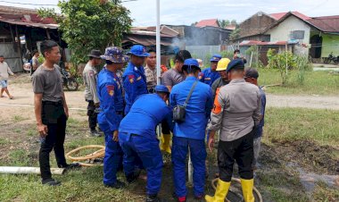 Sentuhan Kemanusiaan Polri, Tim SAR Korpolairud Bantu Warga Batang Anai Lewat Pembuatan Sumur Bor