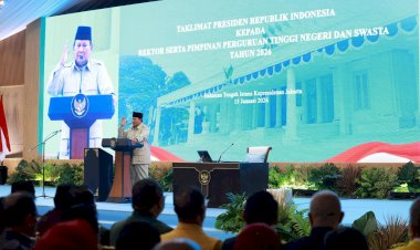 Prabowo Dialog dengan 1.100 Rektor hingga Guru Besar di Istana Negara