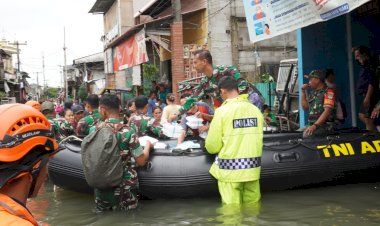 Kodam Jaya Respons Cepat Bantu Warga Terdampak Banjir di Kapuk Muara