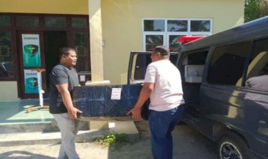 Polri Salurkan Bantuan Obat, BMHP, dan Vaksin Tetanus ke Jajaran Wilayah Barat Aceh