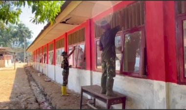 Sekolah dan Tempat Ibadah di Sumut Berangsur Dibersihkan TNI, Sebagian Besar Sudah Rampung