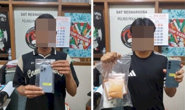 Gagalkan Peredaran Narkoba  Satres Narkoba Polres Pekalongan Sita Puluhan Gram Bibit Tembakau Sintetis