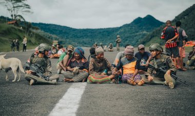 Amankan Aktivitas Ekonomi Warga, Satgas Ops Damai Cartenz-2026 Perkuat Rasa Aman di Kiwirok, Pegunungan Bintang
