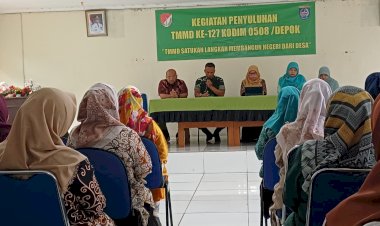Giat Non Fisik TMMD Ke-127, Warga Cilodong Antusias Ikuti Penyuluhan Kesehatan