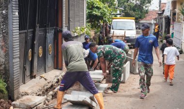 Drainase 200 Meter Capai 64 Persen, Danki Satgas TMMD: Upaya Nyata Cegah Genangan di Sukamaju