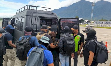 Tiga DPO KKB Yahukimo Dipindahkan ke Jayapura, Satgas Damai Cartenz 2026 Ungkap Rangkaian Kasus Berat
