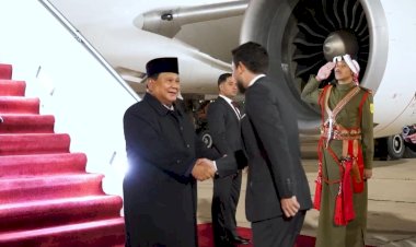 Prabowo Tiba di Yordania, Disambut Jet Tempur F-16 dan Putra Mahkota Kerajaan