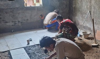 TMMD Ke-127 Depok H+30 Konsisten Percepat Renovasi Tiga RTLH di Sukamaju