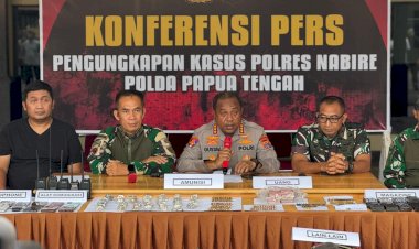 Kamp KKB di Nabarua Dibongkar Aparat Gabungan, Ratusan Amunisi dan Puluhan Juta Rupiah Diamankan