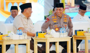 Buka Puasa Bersama TNI-Polri, Kapolri Tegaskan Sukseskan Program Presiden
