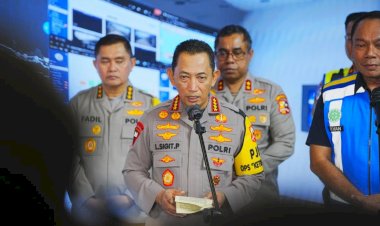 Kapolri Tinjau Arus Balik Lebaran di Jati Asih Pastikan Perjalanan Masyarakat Aman dan Nyaman