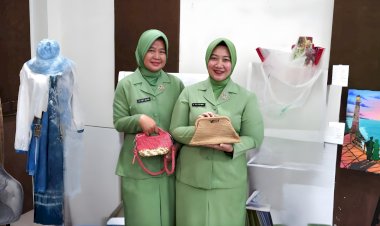 Persit Rindam Jaya Berdayakan Ibu-ibu Berkreativitas Agar Mandiri Secara Ekonomi