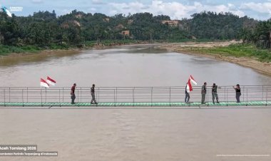 Berkat Jembatan Gantung 240 Meter, Pelajar Aceh Tamiang Kini Bisa Berangkat Sekolah dengan Mudah