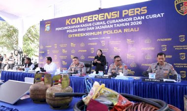 Polda Riau Bongkar 1.333 Kasus Kejahatan Jalanan, 525 Tersangka Diamankan