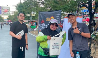 Densus 88 AT Polri Ajak Masyarakat Tolak Radikalisme dan Bullying melalui Kampanye Edukasi di Car Free Day Makassar
