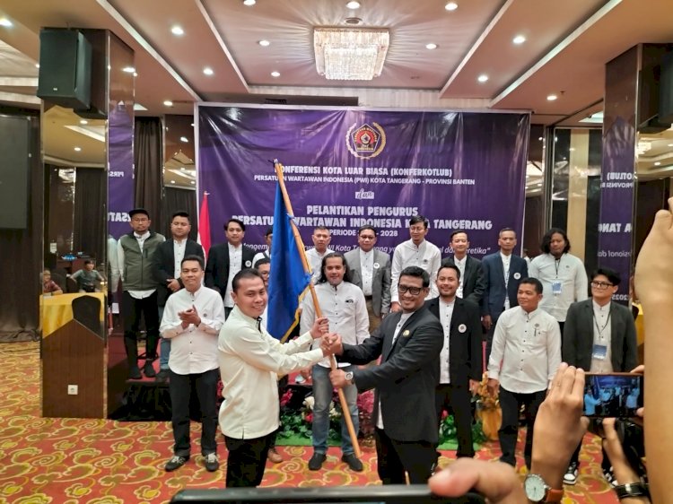 Mashudi: Resmi Lantik Pengurus PWI Kota Tangerang Periode 2025-2028