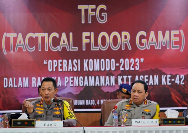 Gelar TFG, Kapolri Tekankan Personel Pahami Tugas dan Cara Bertindak saat Amankan KTT ASEAN