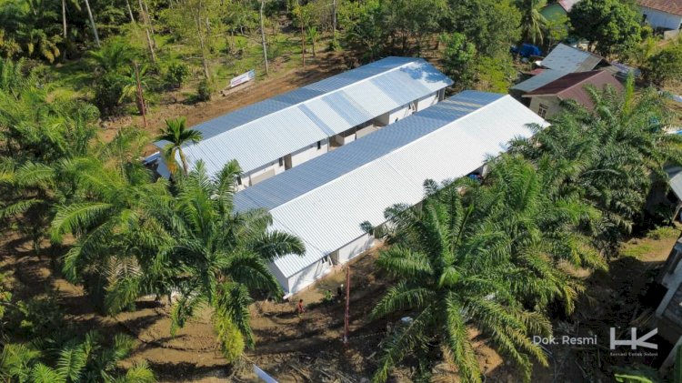 BUMN Terus Bangun Rumah Sementara di Aceh Timur, Progres Capai 97%
